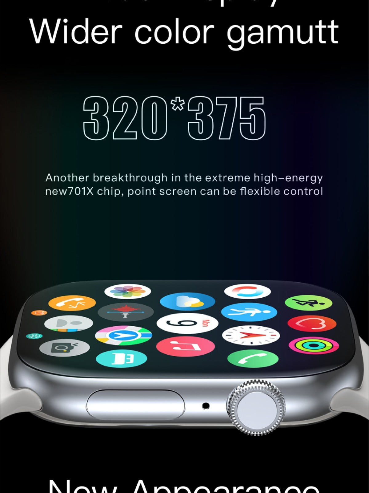 Hello Plum H16 Smart Watch for Women/Men, Compatible with Android & iPhone, 1.8'' Fitness Tracker Watch, Call & Notification Alerts, Heart Rate & Sleep Monitor, 120 Sports Modes, Waterproof Smart Watch