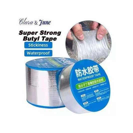 Butyl Waterproof Tape - Multi-function Repair Leak Proof Seal Tape for Pipes Leak, Surface Crack, Roof, Windows, etc - ( 5cm x 5M )