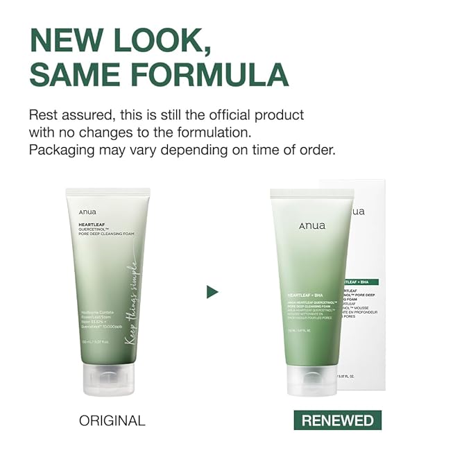 ANUA Heartleaf Quercetinol Pore Deep Cleansing Foam, Facial Cleanser- Double Cleansing for Blackhead Removal