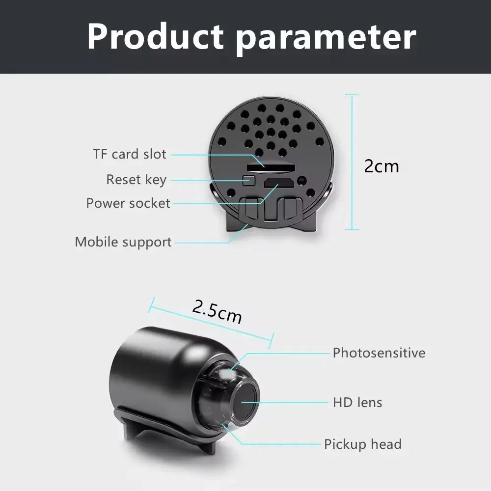 Mini Wireless WiFi Surveillance Camera 1080P HD