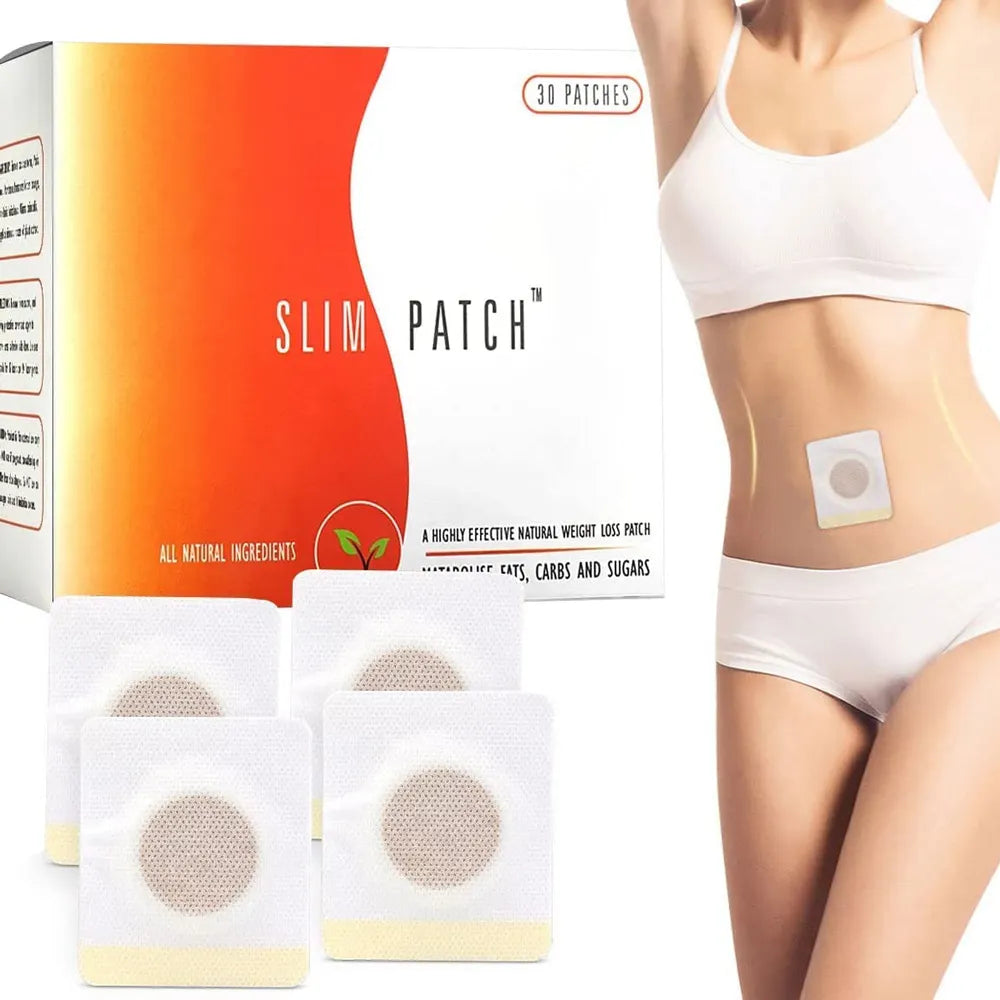 Belly Slimming Patch for Men & Women with Natural Plant Extracts - Comfortable & Safe Belly Slimming Stickers-30Pcs