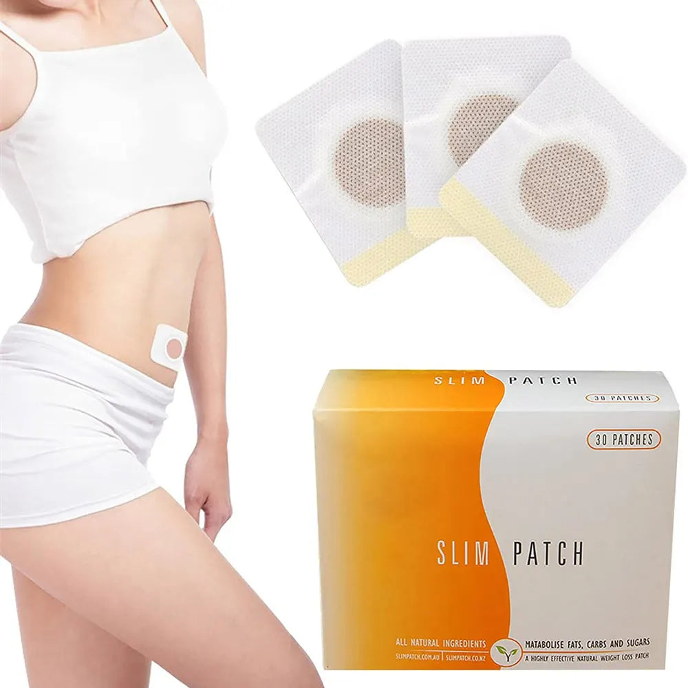 Belly Slimming Patch for Men & Women with Natural Plant Extracts - Comfortable & Safe Belly Slimming Stickers-30Pcs