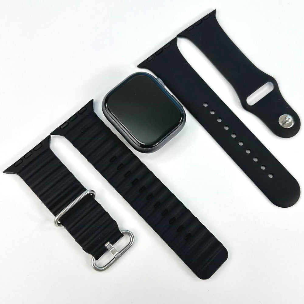 C900 Pro Max Smartwatch | Tracker for Health, Fitness, Running, Sleep Cycles, Monitor Heart Rate/Blood Oxygen...With Extra Straps