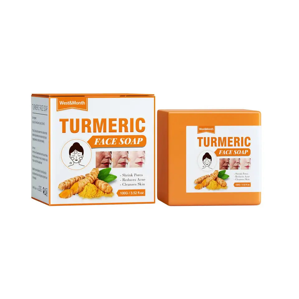 Tumeric Face Soap for anti acne, fade scars & dark spots