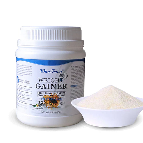 Whey Protein Weight Gainer Powder (450g) | Dietary Supplement for Muscle Mass, Weight Gain, and Muscle Recovery