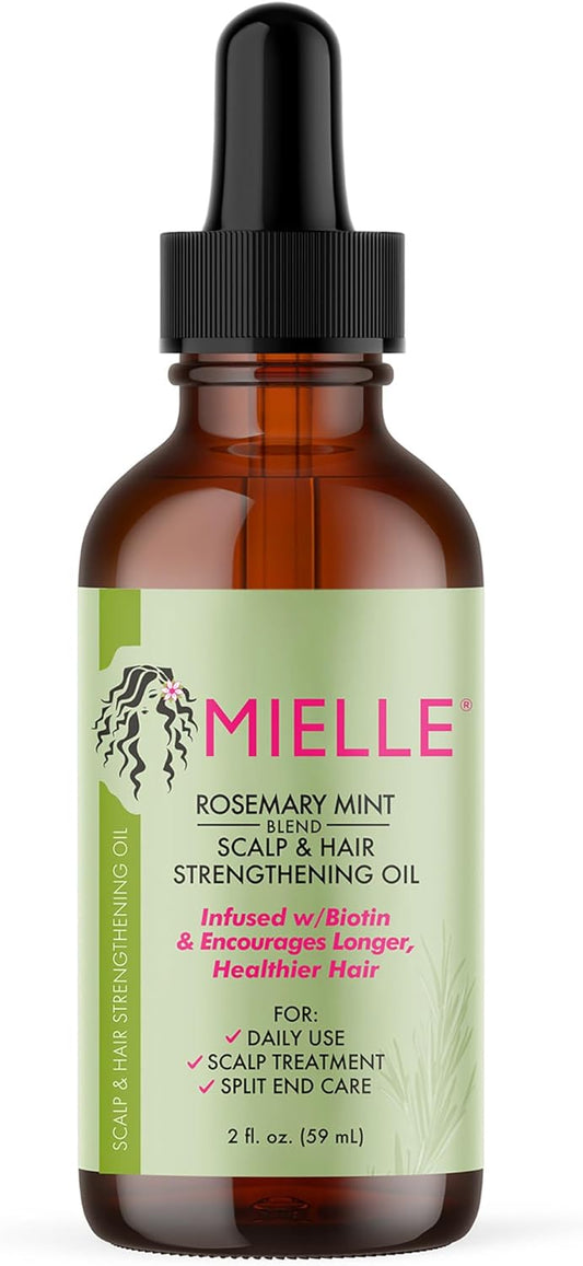 Mielle Organics Rosemary Mint Scalp & Hair Strengthening Oil for All Hair Types - ( 59mls)