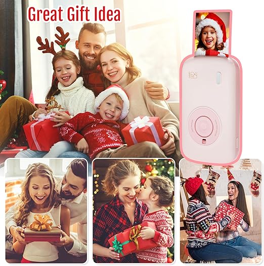Portable Bluetooth Instant Mini Color Photo Printer