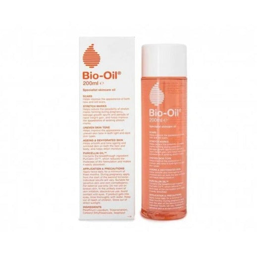 Bio-Oil Skincare Body Oil, Serum for Scars, Stretchmarks, Face Moisturizer Dry Skin, Aging Skin & Uneven Skin Tone; Dermatologist Recommended, All Skin Types, 200mls