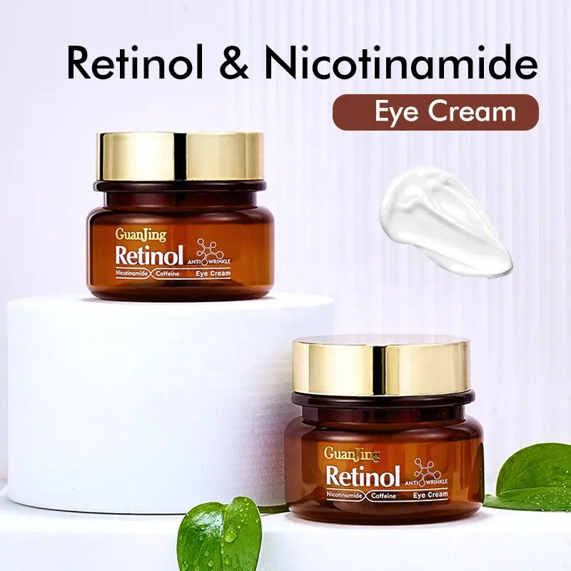 GuanJing Retinol Anti-Wrinkles Eye Cream - Anti-Aging Eye Cream for Bags & Dark Circles Removal - 30g