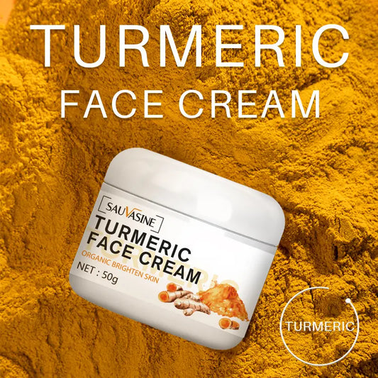 Turmeric Face Cream - Anti-Aging Cream, Face Repair Cream, Facial Moisturizer for Dark Spots, Wrinkles, Moisturizing, Skin Repairing