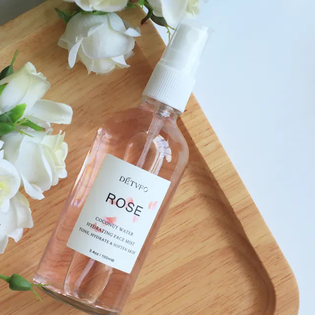 Rose Water Hydrating Facial Toner Mist for Dewy & Radiant Skin, 100% Vegan, Refreshing, Conditioning & Soothing