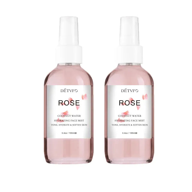 Rose Water Hydrating Facial Toner Mist for Dewy & Radiant Skin, 100% Vegan, Refreshing, Conditioning & Soothing