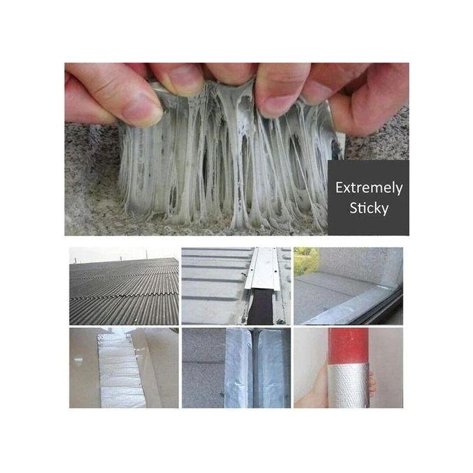 Butyl Waterproof Tape - Multi-function Repair Leak Proof Seal Tape for Pipes Leak, Surface Crack, Roof, Windows, etc - ( 5cm x 5M )