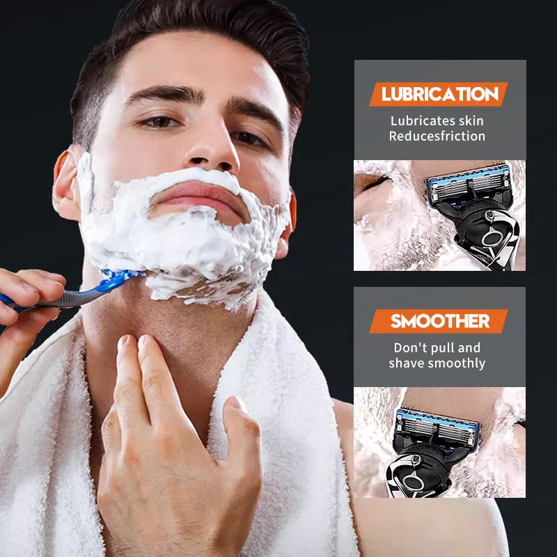 Sadoer Shaving Mousse/Cream - Astonishingly Superior Ultra-Slick Shaving Cream for Men, Fights Nicks, Cuts and Razor Burn - 60mls