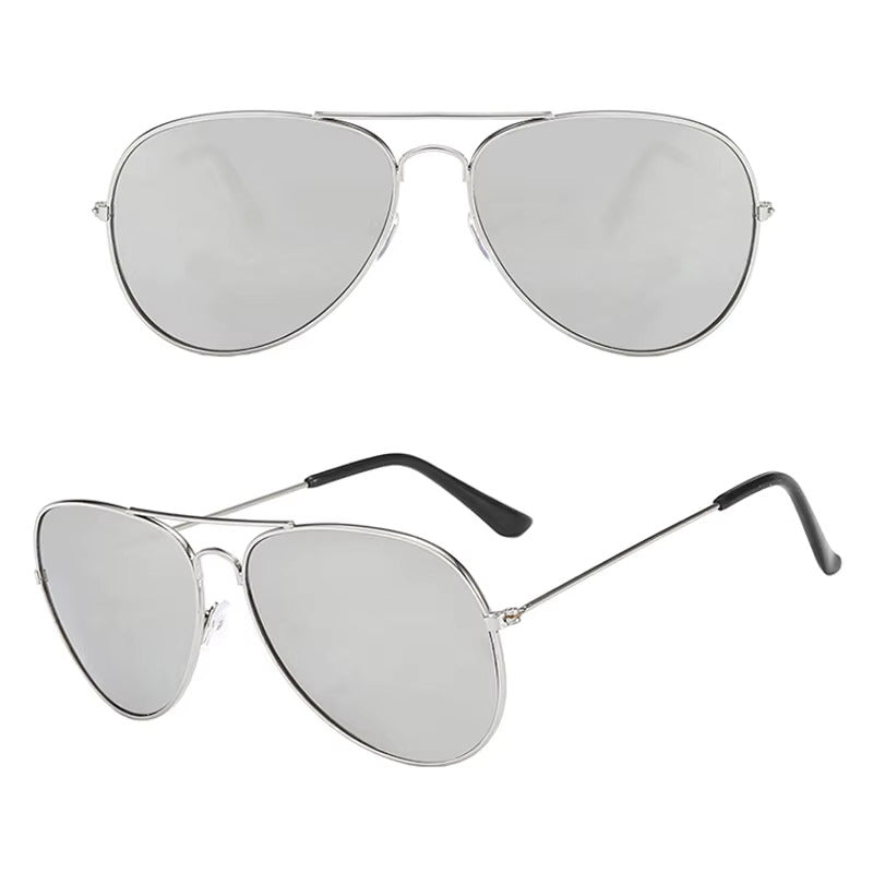 Classic Aviator Metal Frame Sunglasses - Polarized UV400 Protection Driving Sunglasses - Unisex