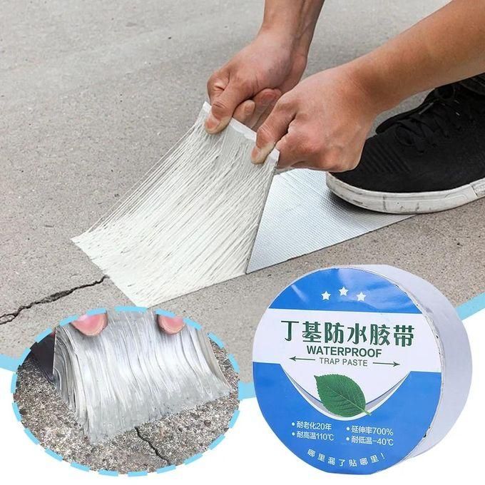 Butyl Waterproof Tape - Multi-function Repair Leak Proof Seal Tape for Pipes Leak, Surface Crack, Roof, Windows, etc - ( 5cm x 5M )