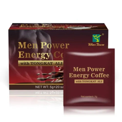 Men Power Energy Coffee with Tongkat Ali | Instant Coffee for Sexual Enhancement, Weak Erection and Premature Ejaculation