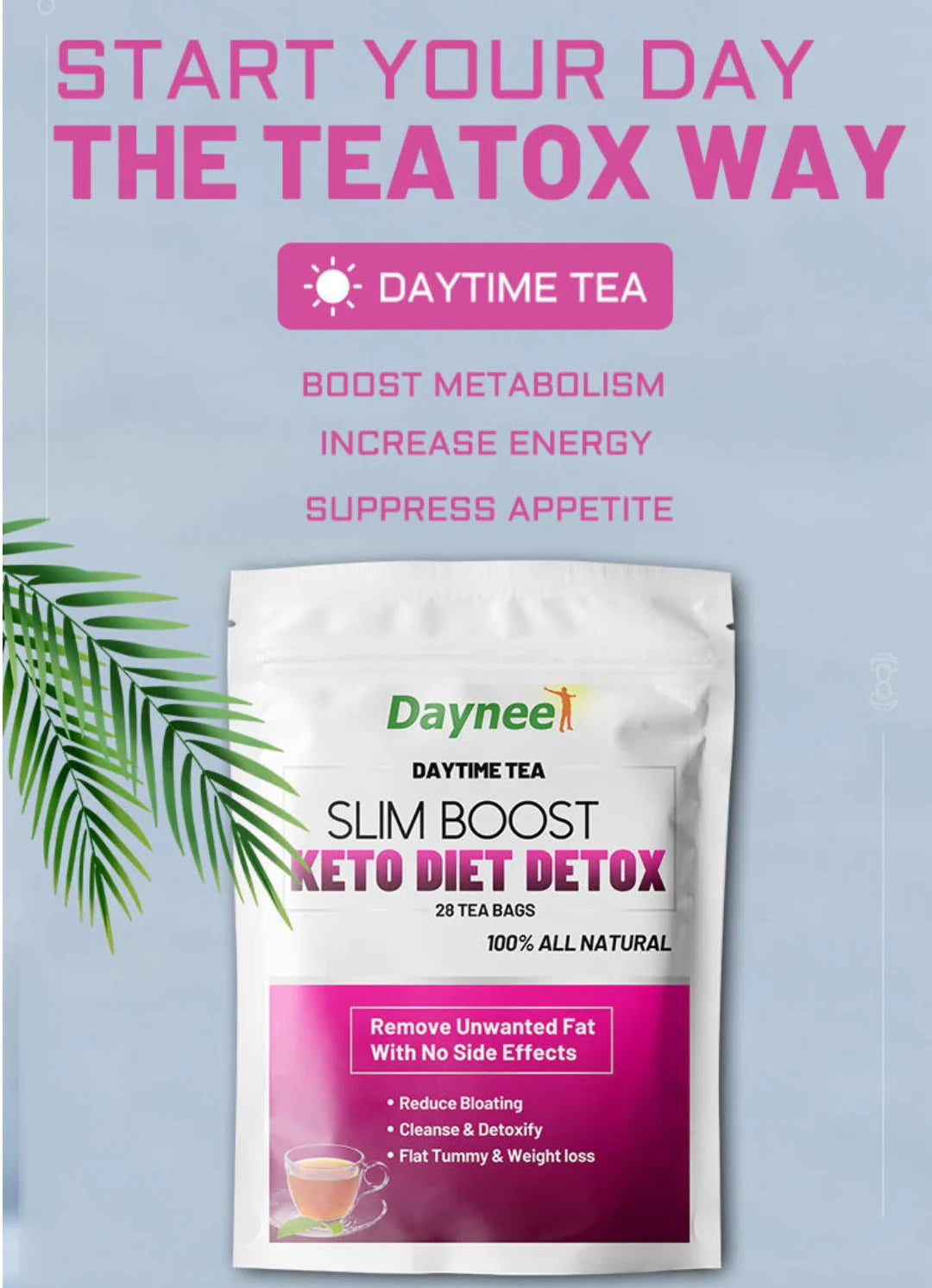 Slim Boost Keto Diet Detox Tea | Boost metabolism & burn fat faster