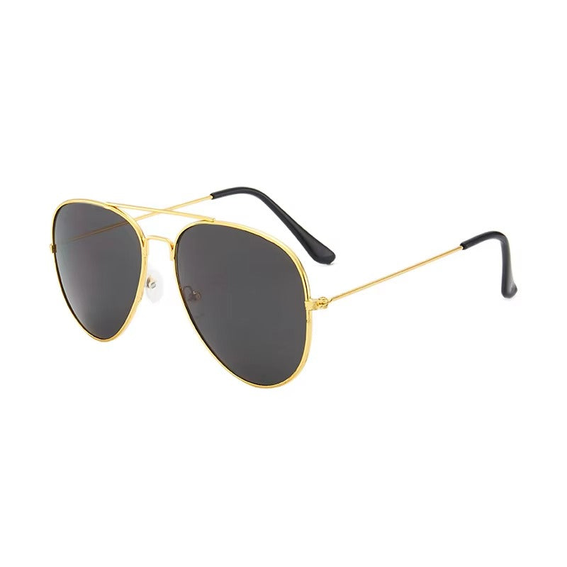 Classic Aviator Metal Frame Sunglasses - Polarized UV400 Protection Driving Sunglasses - Unisex