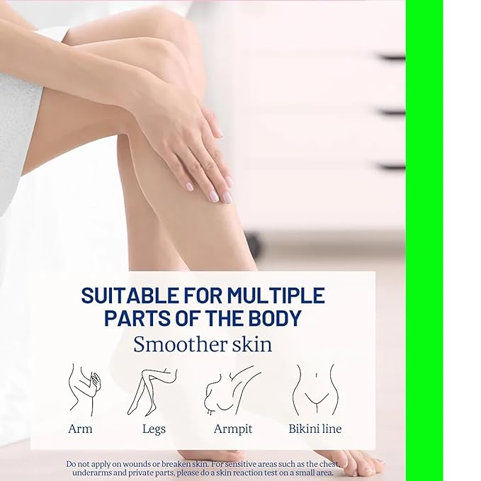 Hair Removal Cream For Legs & Body | Fast-Action For Armpits, Breasts, Arms, Legs & Bikini Area – For All Skin Types (100ml)