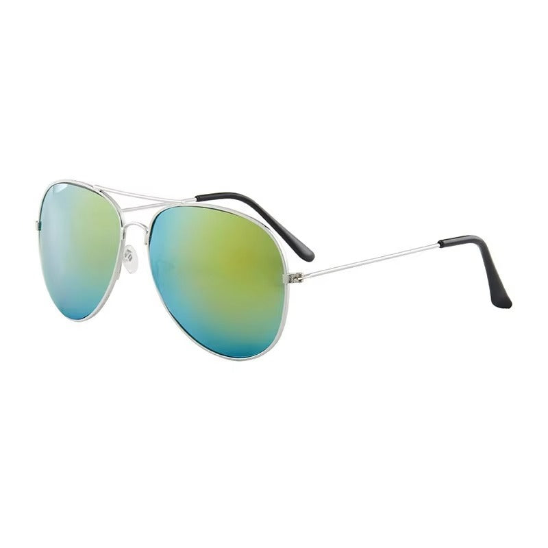 Classic Aviator Metal Frame Sunglasses - Polarized UV400 Protection Driving Sunglasses - Unisex