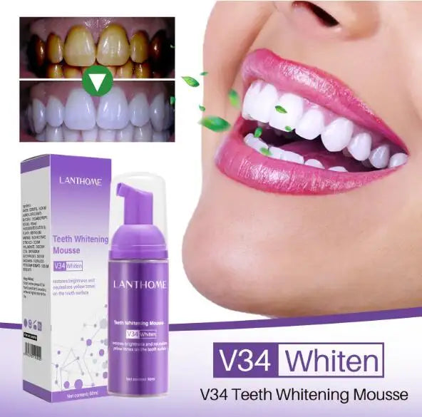 Teeth Whitening Mousse - Deep Cleaning Foam Whitening Toothpaste/Mousse – 50ml