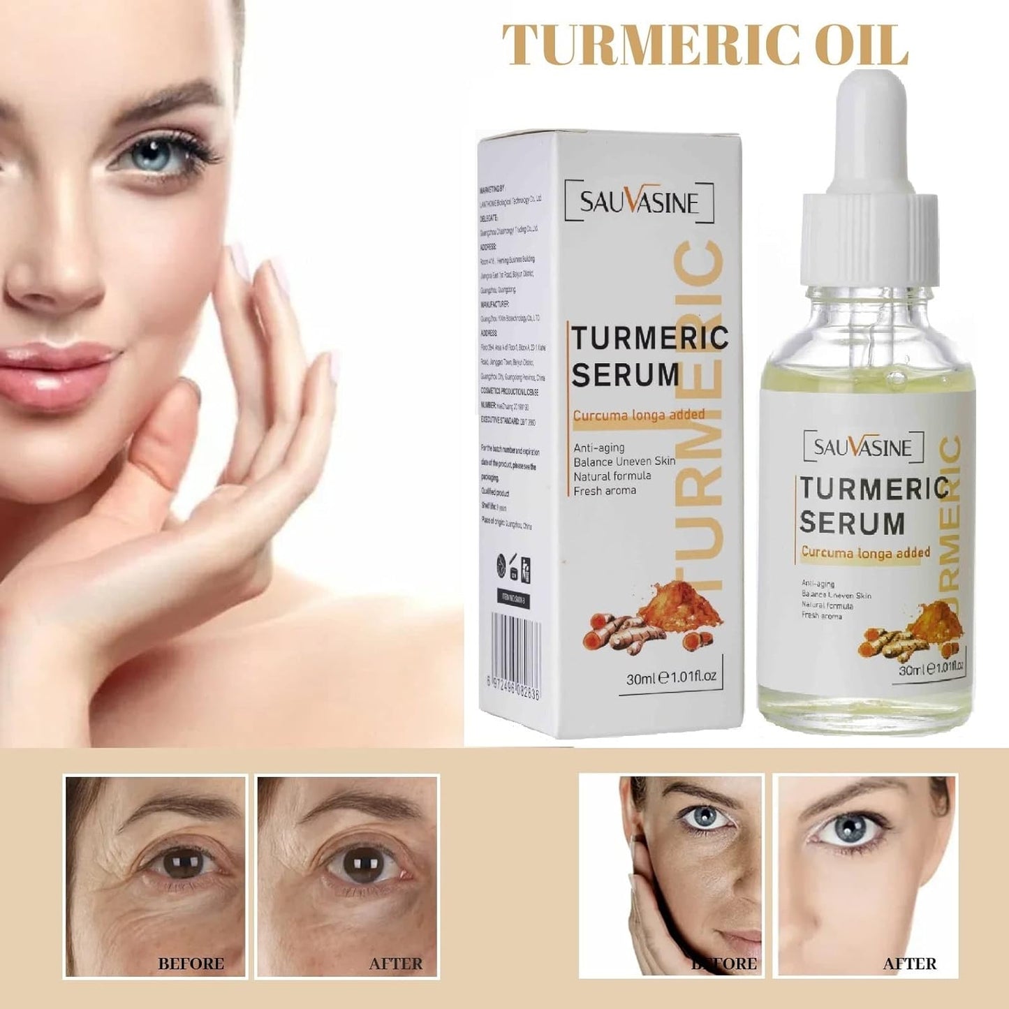 Buy Turmeric  Serum For Dark Spots & Face Repair  Serum & Get Free Bar of Turmeric Soap